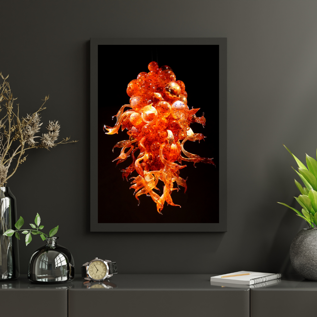 Orange Lamp Print